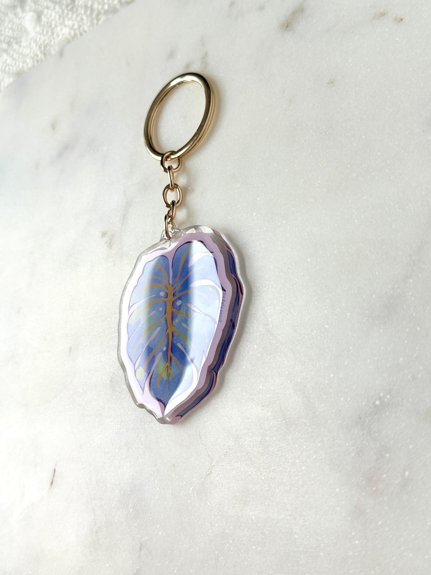 Monstera Leaf Acrylic Keychain