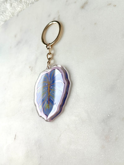 Monstera Leaf Acrylic Keychain