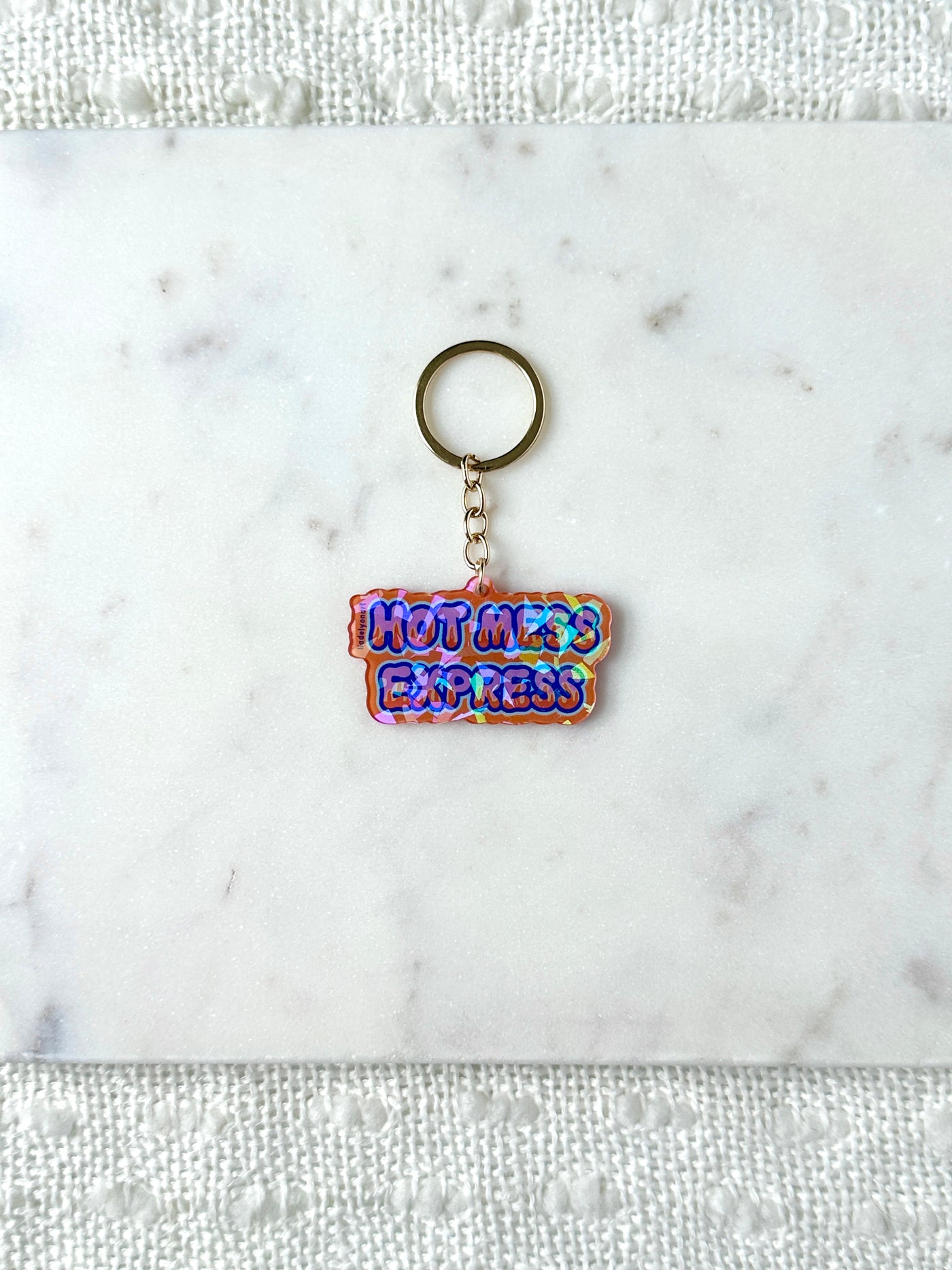 Hot Mess Express Acrylic Keychain