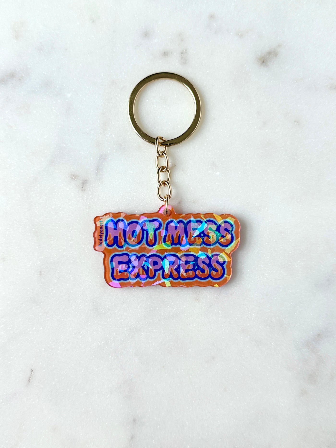 Hot Mess Express Acrylic Keychain