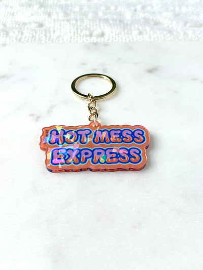 Hot Mess Express Acrylic Keychain