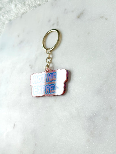 Hot Mess Express Acrylic Keychain