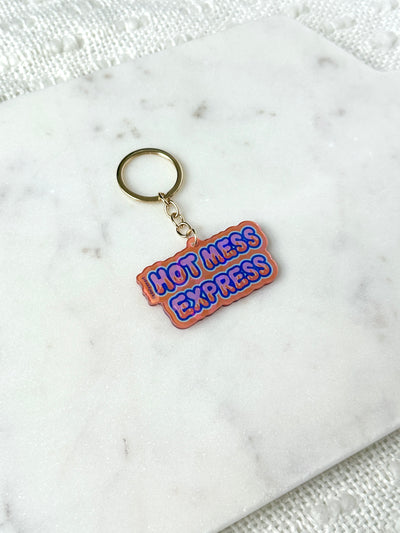 Hot Mess Express Acrylic Keychain