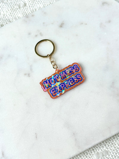 Hot Mess Express Acrylic Keychain