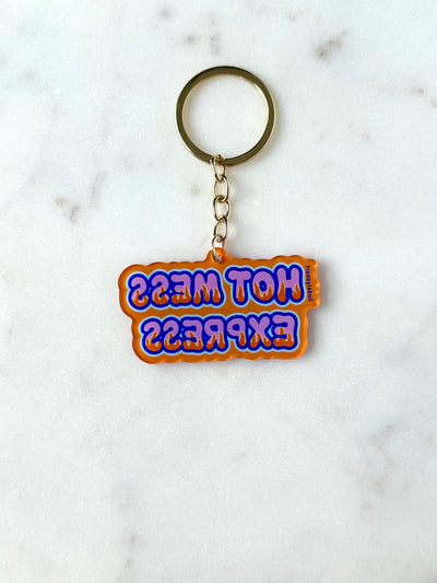 Hot Mess Express Acrylic Keychain