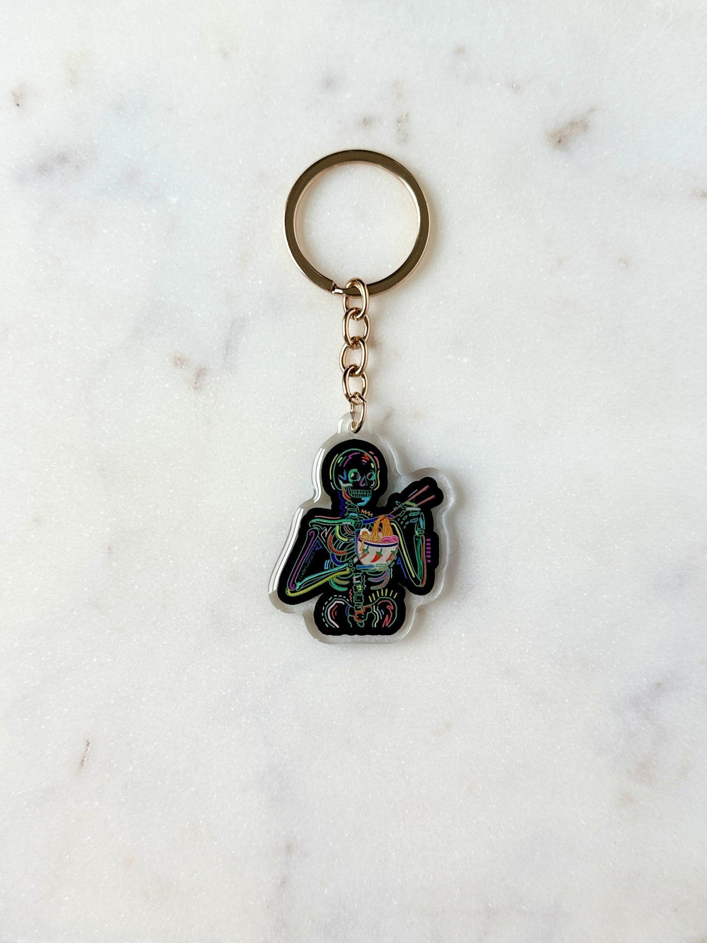 Spooky Noods Acrylic Keychain