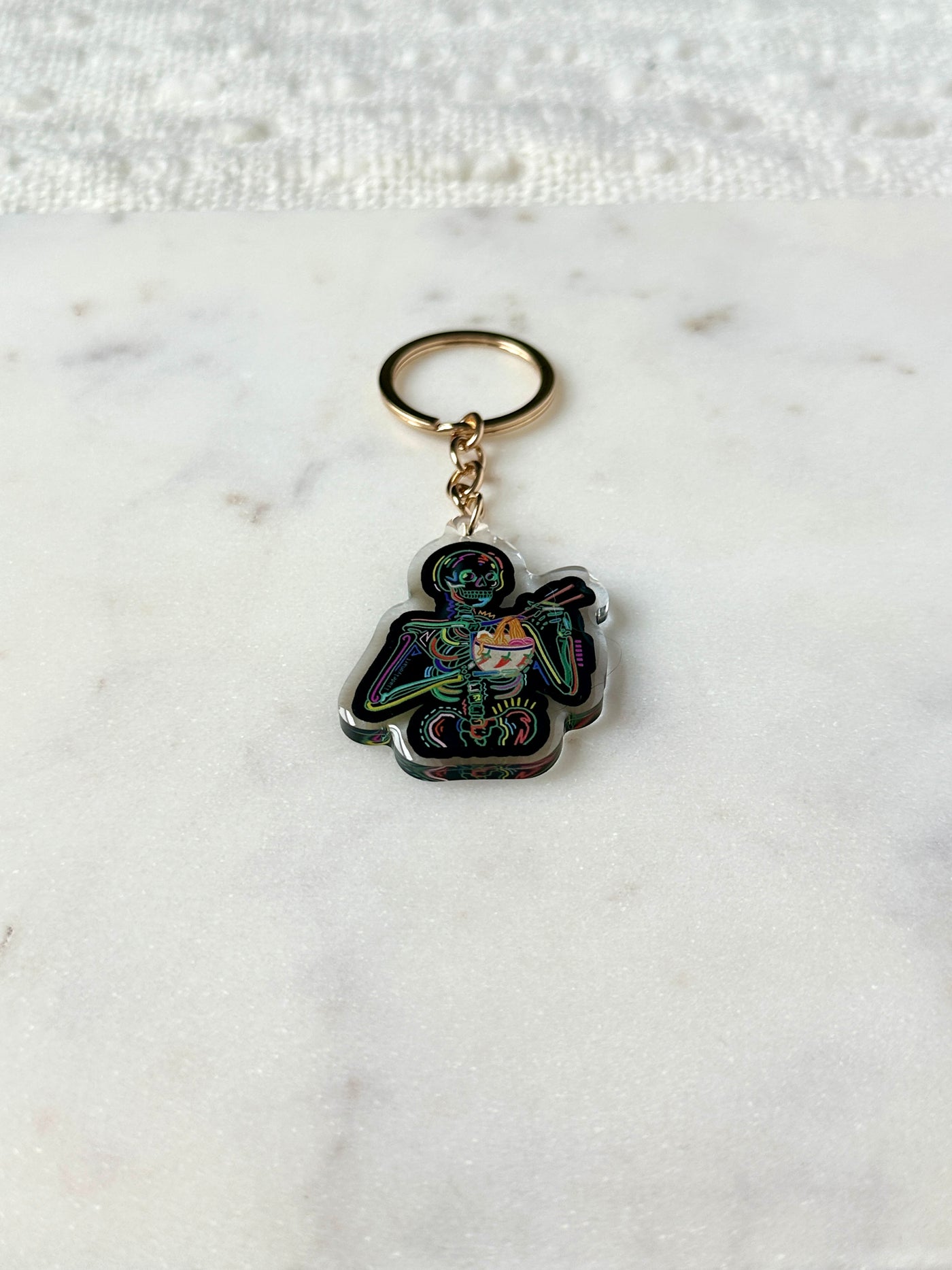 Spooky Noods Acrylic Keychain