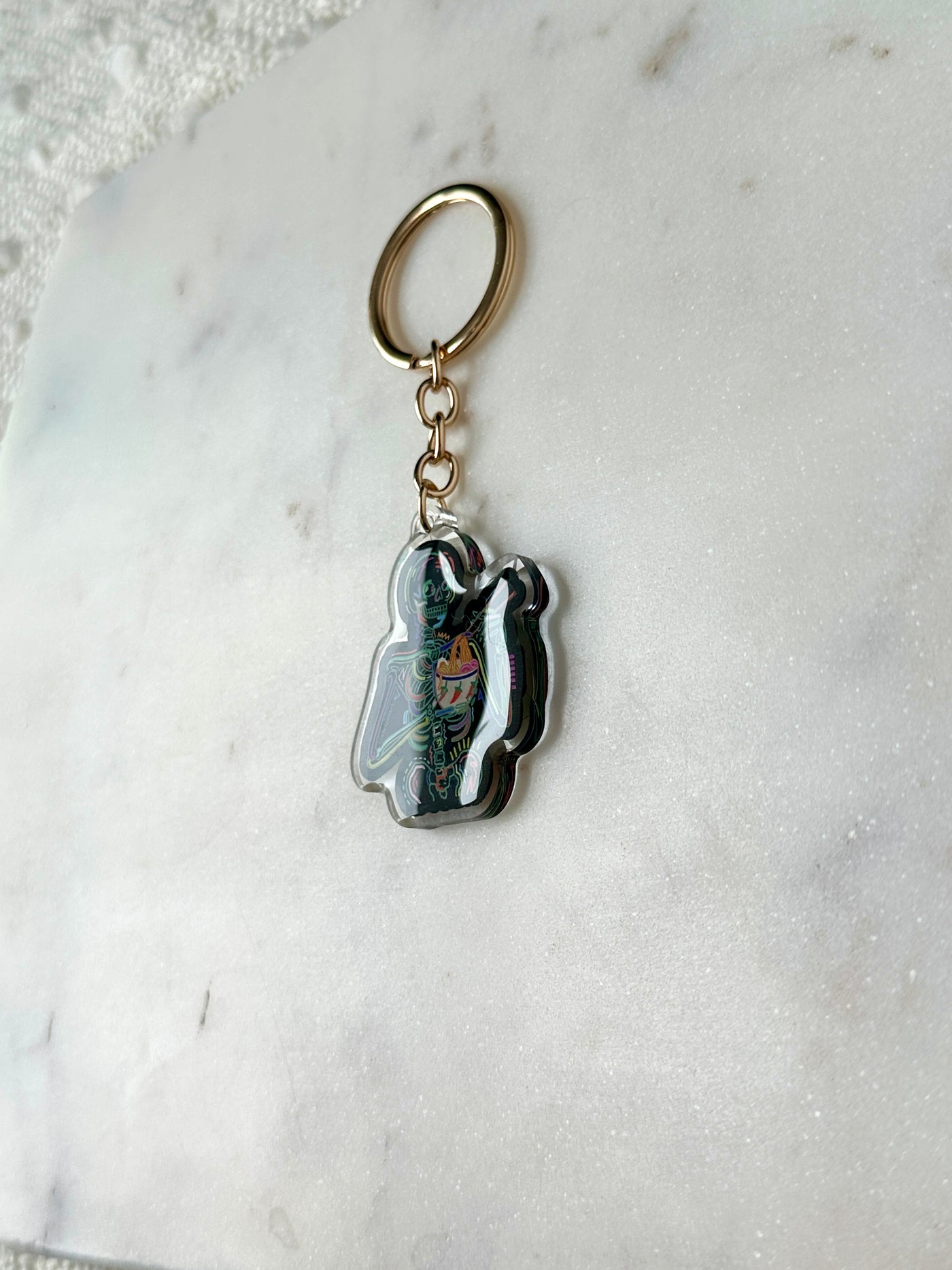 Spooky Noods Acrylic Keychain