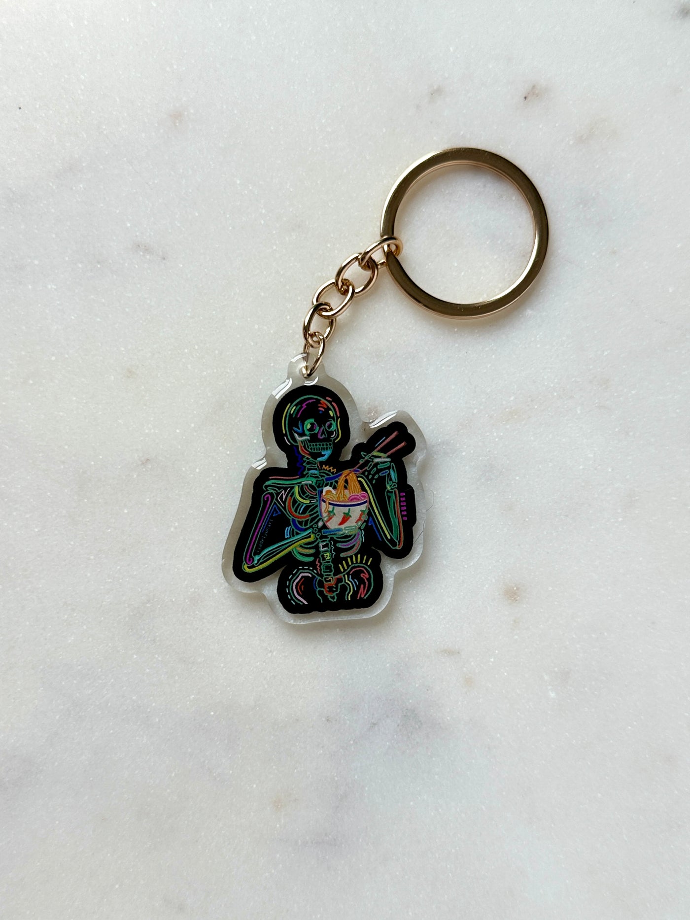 Spooky Noods Acrylic Keychain