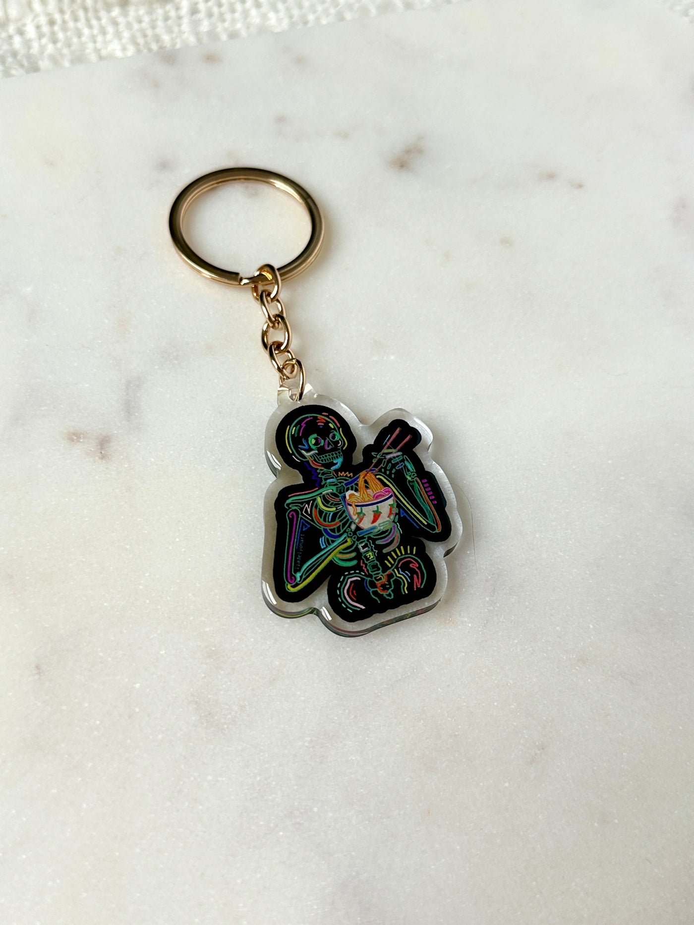 Spooky Noods Acrylic Keychain