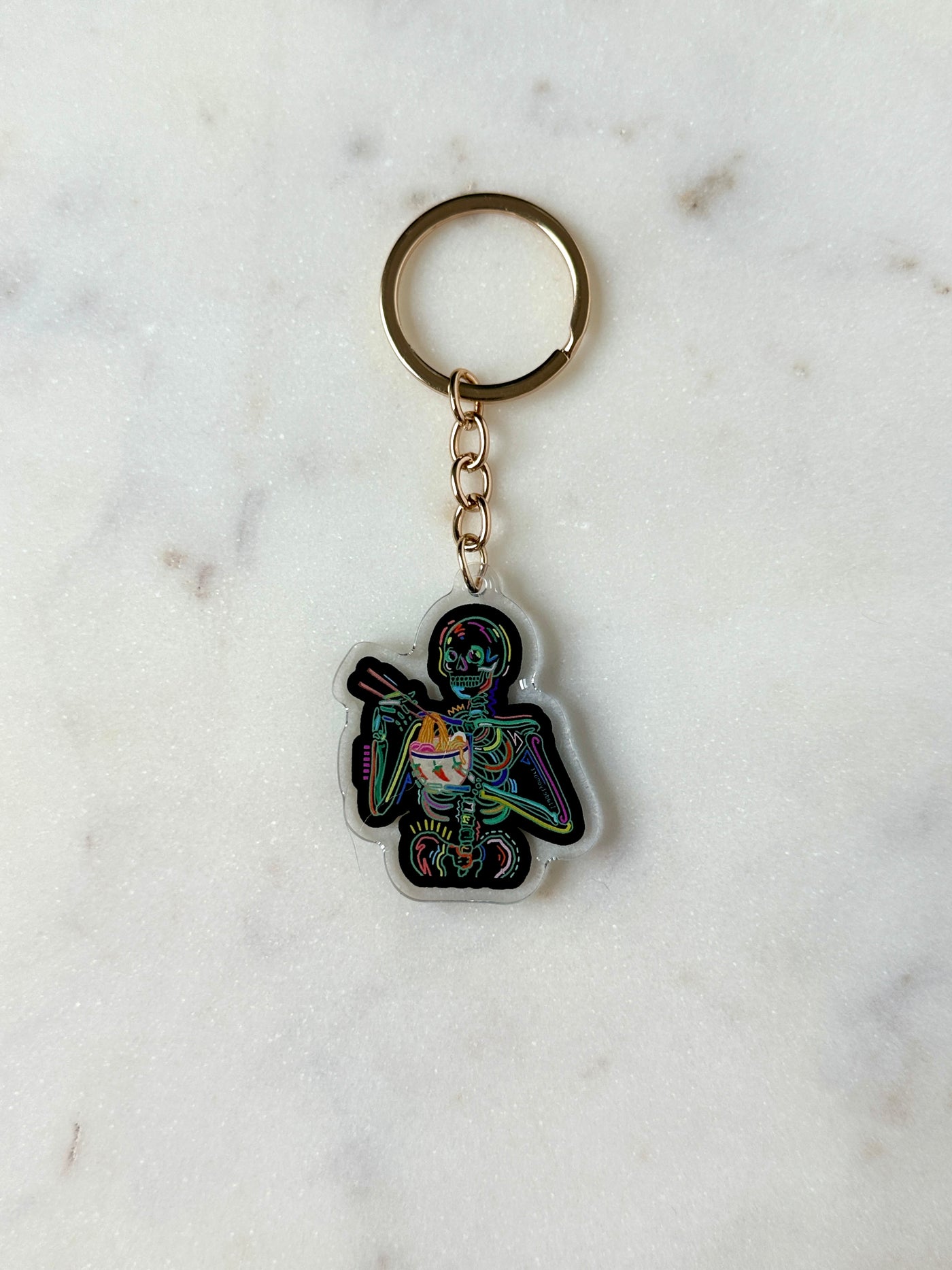 Spooky Noods Acrylic Keychain
