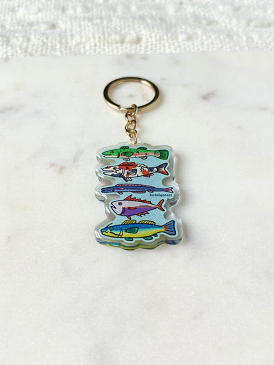 Funky Fish Acrylic Keychain