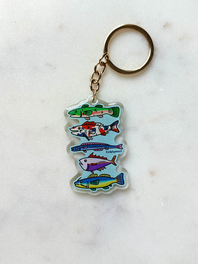 Funky Fish Acrylic Keychain