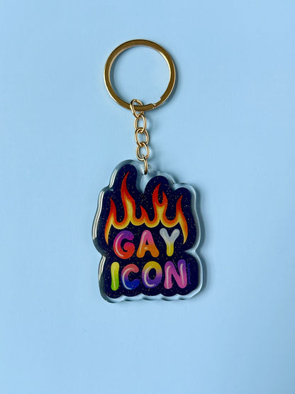 Gay Icon Acrylic Keychain