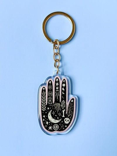 Witchy Hand Acrylic Keychain