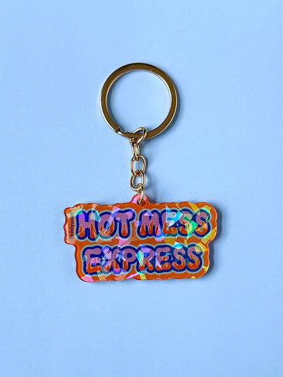 Hot Mess Express Acrylic Keychain