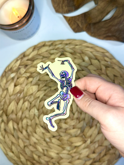 Dancing Skeleton Magnet, 4x2.2 in