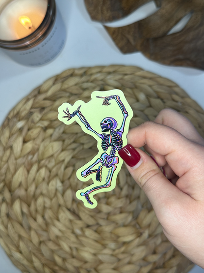 Dancing Skeleton Magnet, 4x2.2 in