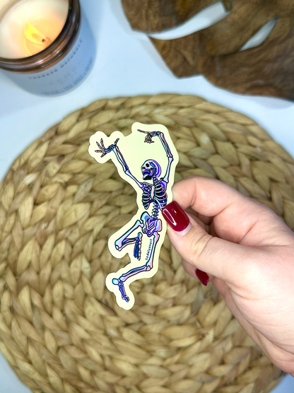 Dancing Skeleton Magnet, 4x2.2 in