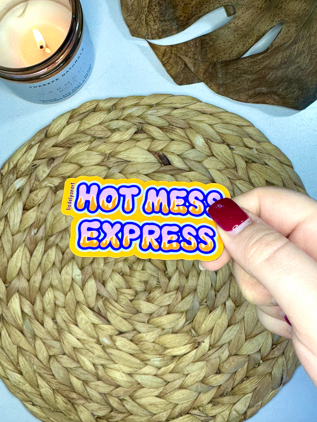 Hot Mess Express Magnet, 1.5x3 in.