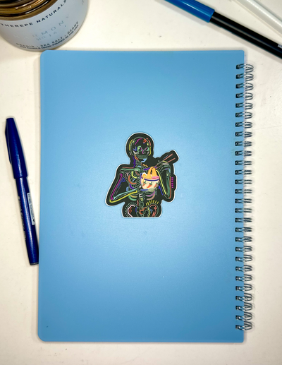 Spooky Noods Vinyl Sticker, 3x.2 in.