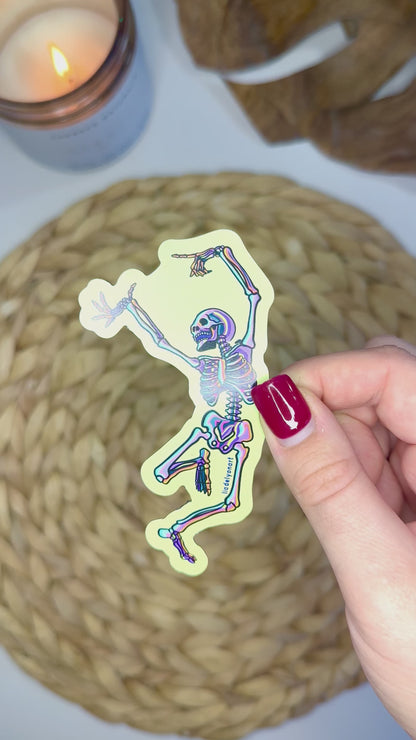 Dancing Skeleton Magnet, 4x2.2 in