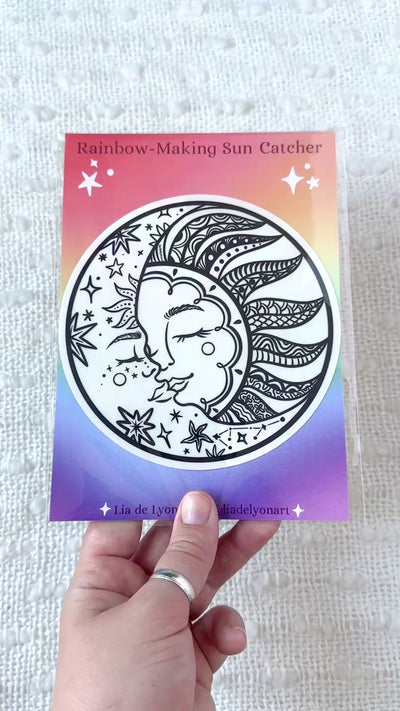 Sun and Moon Sun Catcher