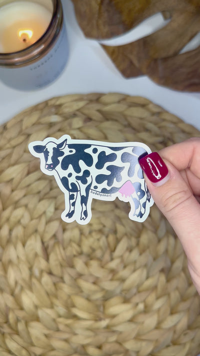 Matisse Cow Magnet, 3x2 in.
