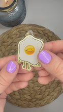 Load and play video in Gallery viewer, Smiling Egg Acrylic Keychain
