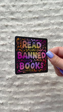 Load and play video in Gallery viewer, Read Banned Books Vinyl Sticker, 3x3in.
