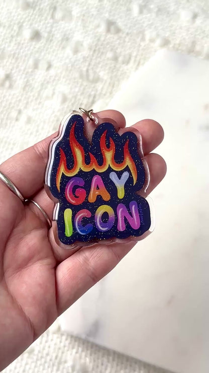 Gay Icon Acrylic Keychain