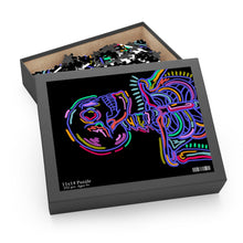 Load image into Gallery viewer, Spooky Neon Puzzle (252, 500-Piece)
