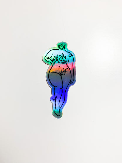 Sophie 1.4x3 in Holographic Sticker