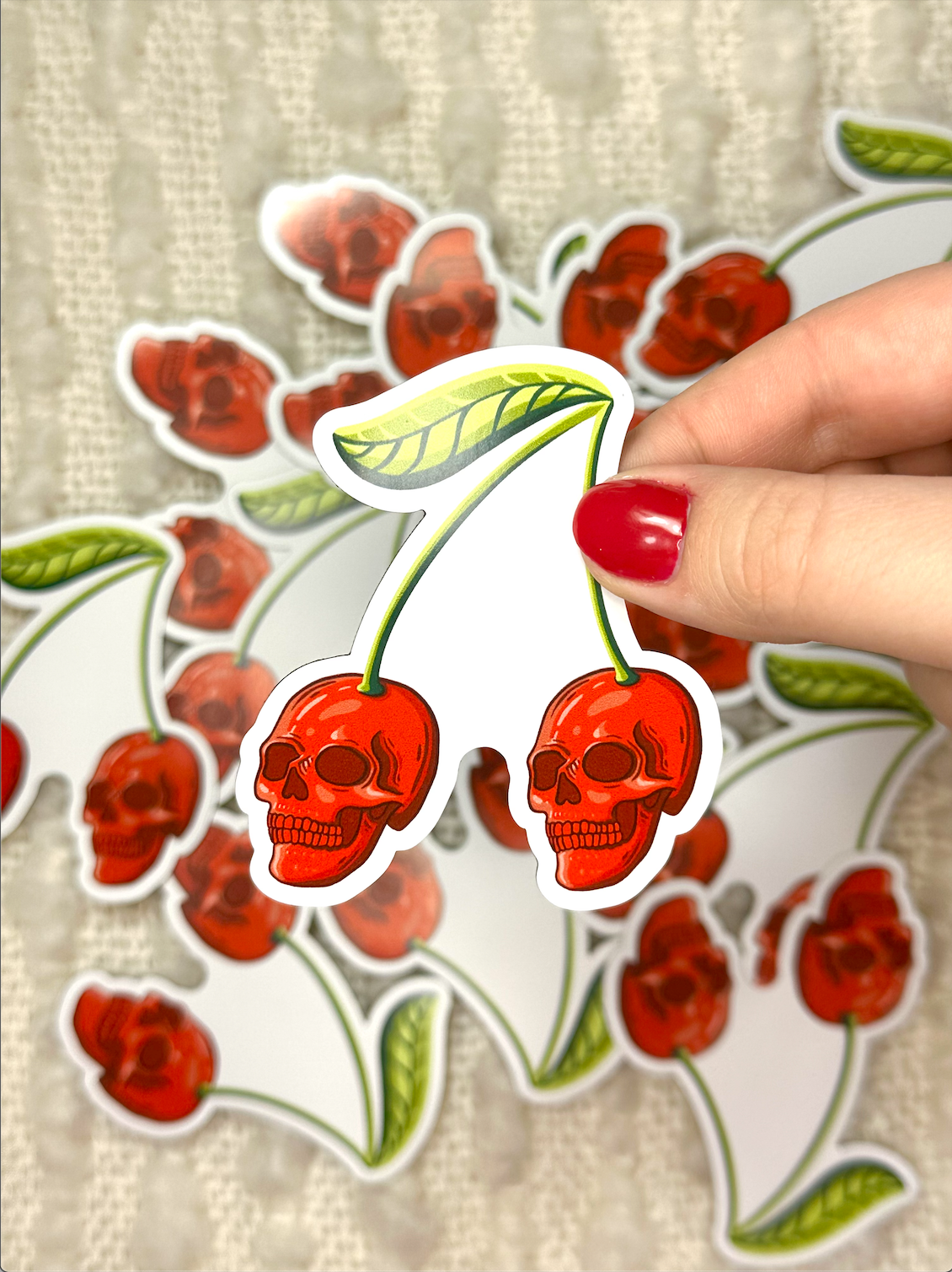 Spooky Cherries Magnet, 2.5x3 in.