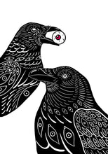 Load image into Gallery viewer, Ravens Vinyl Sticker, 4x3.3 in.

