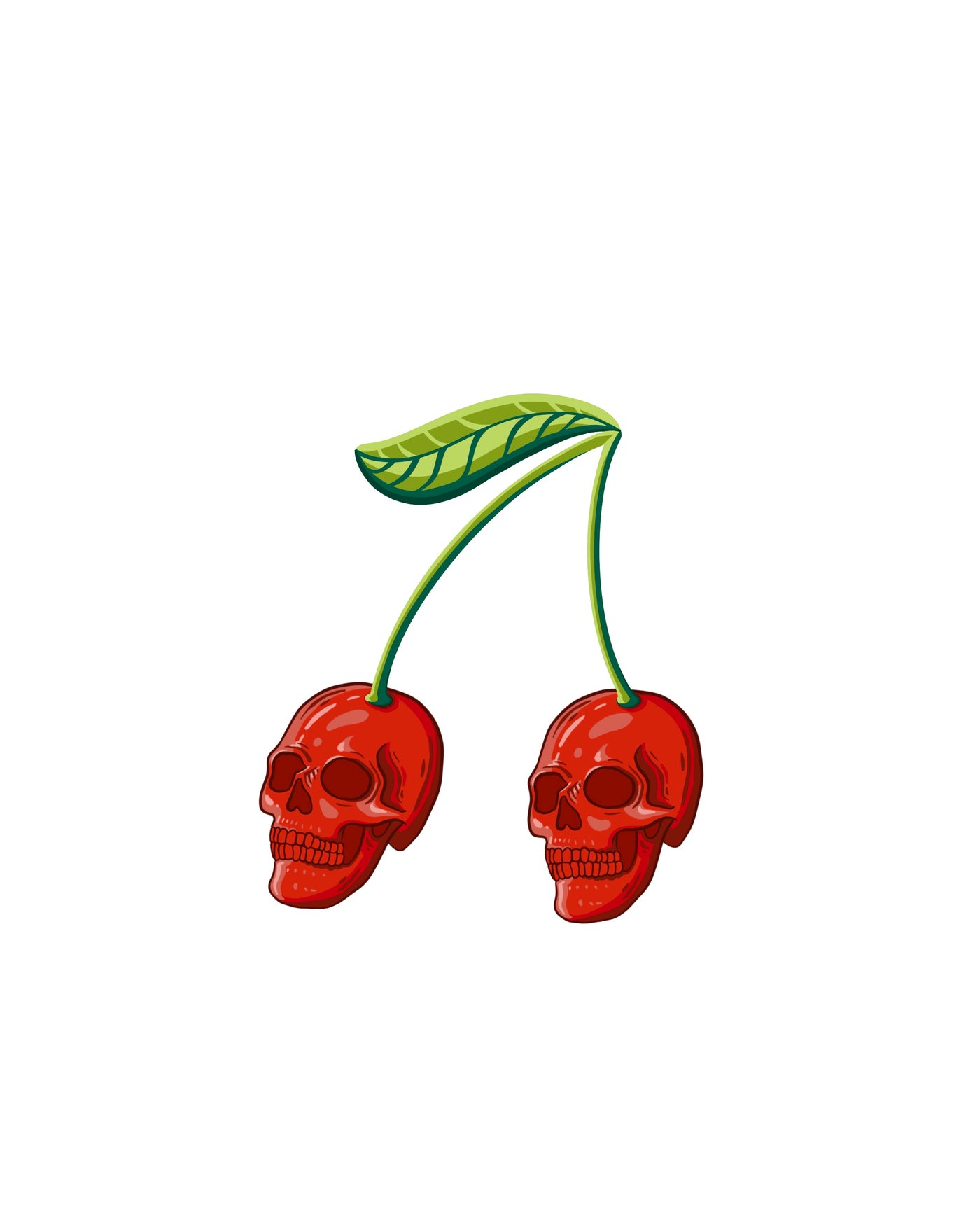 Spooky Cherries Magnet, 2.5x3 in.