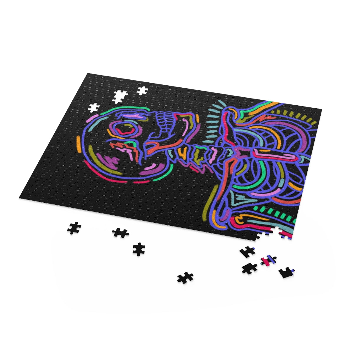 Spooky Neon Puzzle (252, 500-Piece)