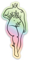 Load image into Gallery viewer, Sophie 1.4x3 in Holographic Sticker
